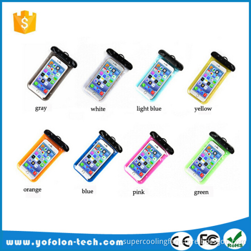 Waterproof Cell phone PVC Waterproof bag for iphone 7 /7Plus underwater pouch diving case